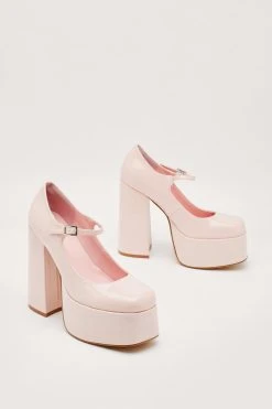 Patent Platform Mary Jane Heels