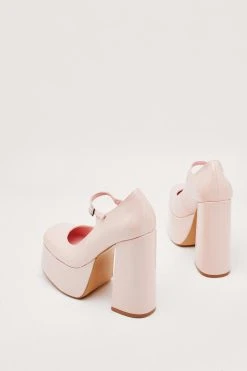 Patent Platform Mary Jane Heels 8 Patent Platform Mary Jane Heels -Nasty Gal Sales Store womens baby20pink patent platform mary jane heels 5