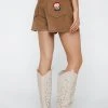Faux Leather Cut Out Cowboy Boots -Nasty Gal Sales Store womens beige faux leather cut out cowboy boots