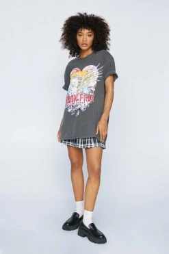 Born Free Overdyed Graphic Oversized T-shirt