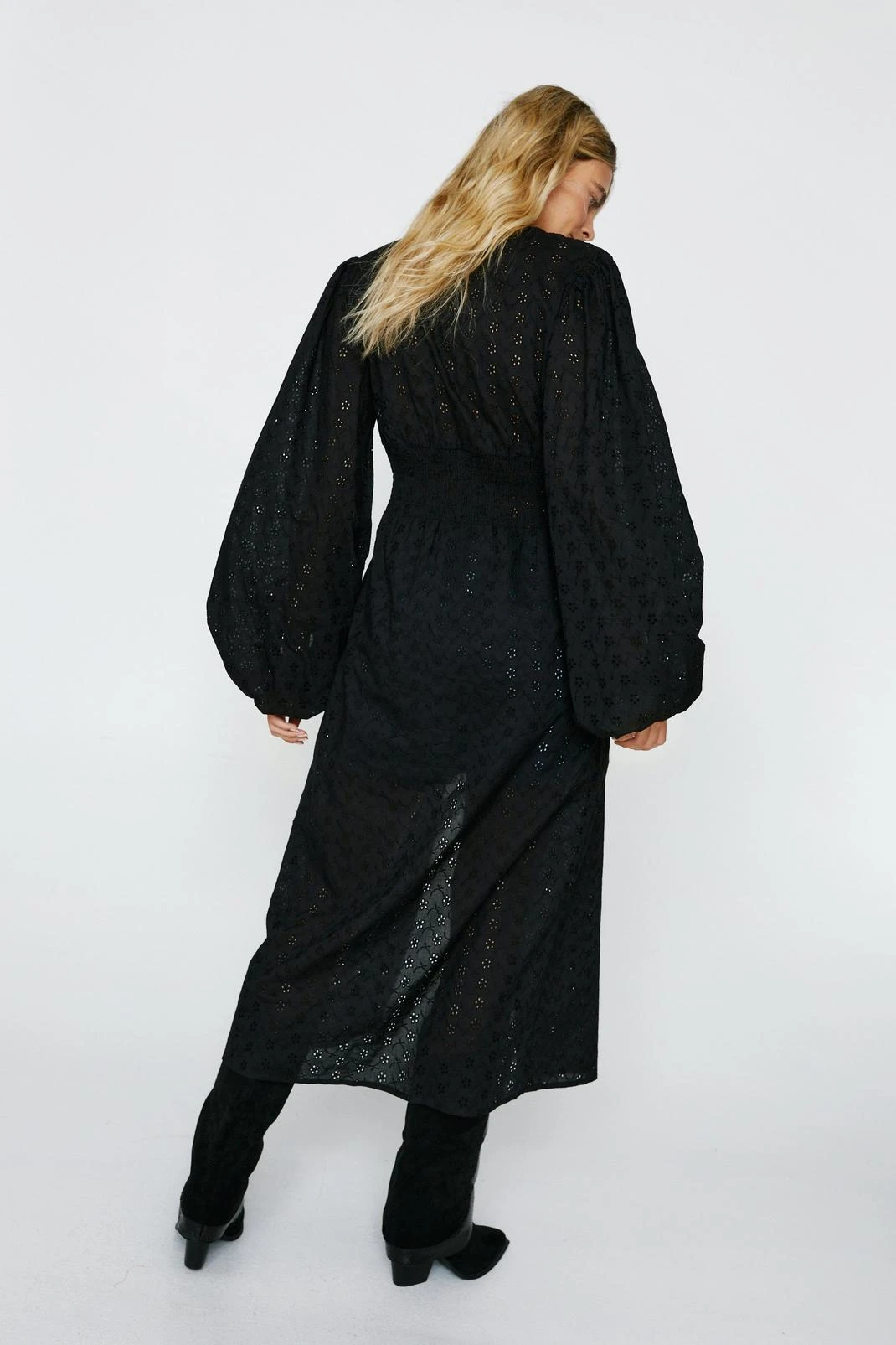 Broderie Button Down Maxi Top 5 Broderie Button Down Maxi Top - Image 3