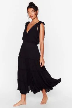 Cut Ties Cover-Up Midi Dress