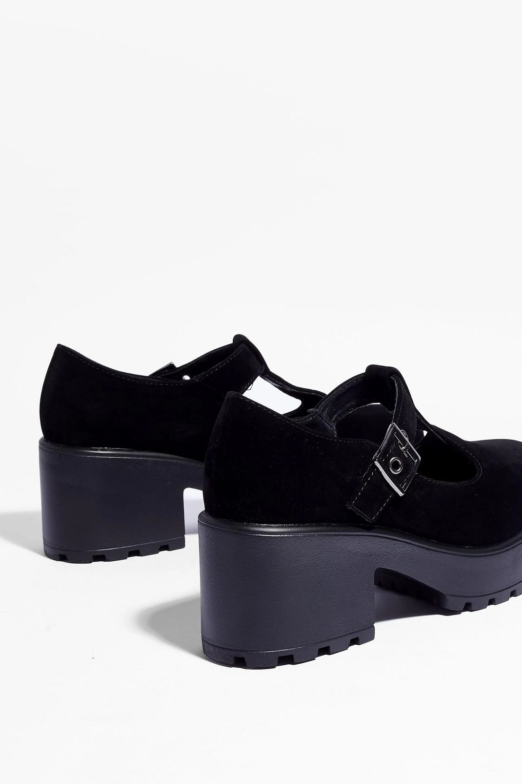 Faux Suede T-Bar Cleated Mary Janes 5 Faux Suede T-Bar Cleated Mary Janes - Image 3