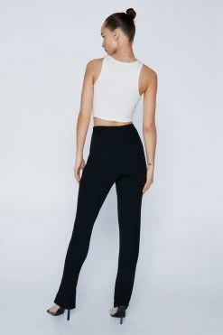 Front Split Legging 8 Front Split Legging -Nasty Gal Sales Store womens black front split legging 2