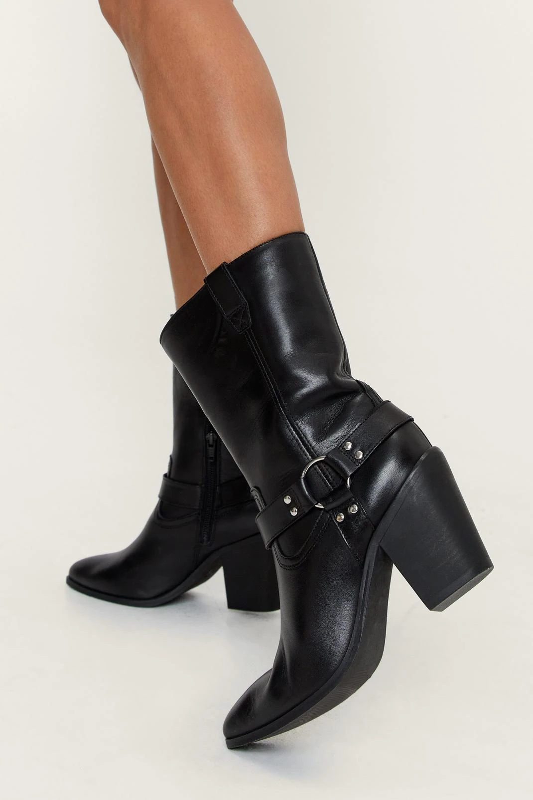 Leather Harness Western Boots 3 Leather Harness Western Boots