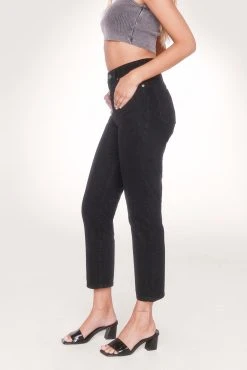 Organic Denim High Waisted Mom Jeans 36 Organic Denim High Waisted Mom Jeans -Nasty Gal Sales Store womens black organic denim high waisted mom jeans 3