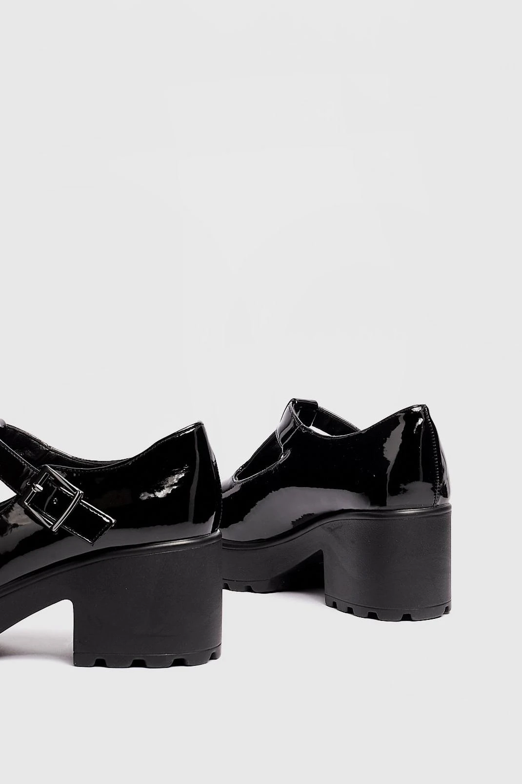 Patent T Strap Mary Jane Shoes