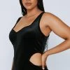 Plus Size Velvet Cut Out Jumpsuit 2 Plus Size Velvet Cut Out Jumpsuit -Nasty Gal Sales Store womens black plus size velvet cut out jumpsuit