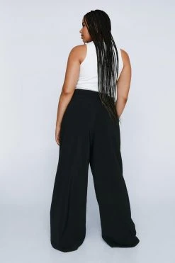 Plus Size Wide Leg Pants 8 Plus Size Wide Leg Pants -Nasty Gal Sales Store womens black plus size wide leg pants 2