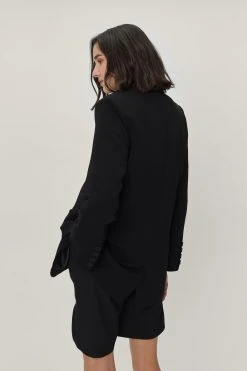 Pocket Detail Fluid Single Breasted Blazer -Nasty Gal Sales Store womens black pocket detail fluid single breasted blazer 2