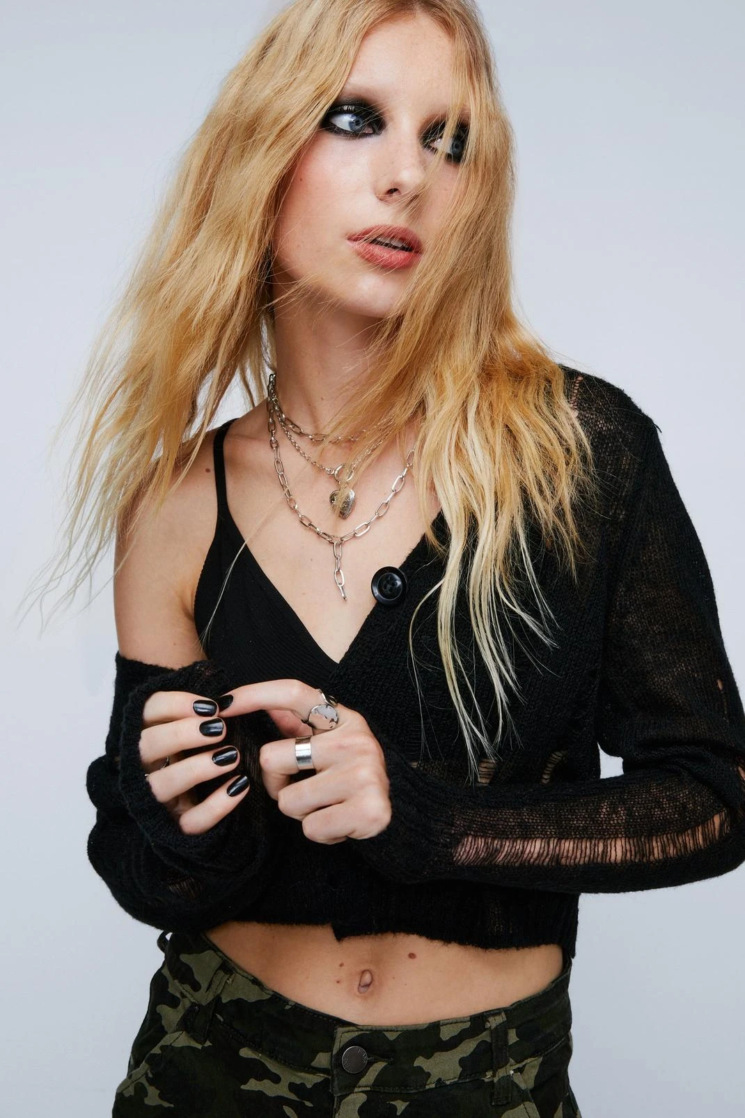 Premium Laddered Cardigan - Image 2