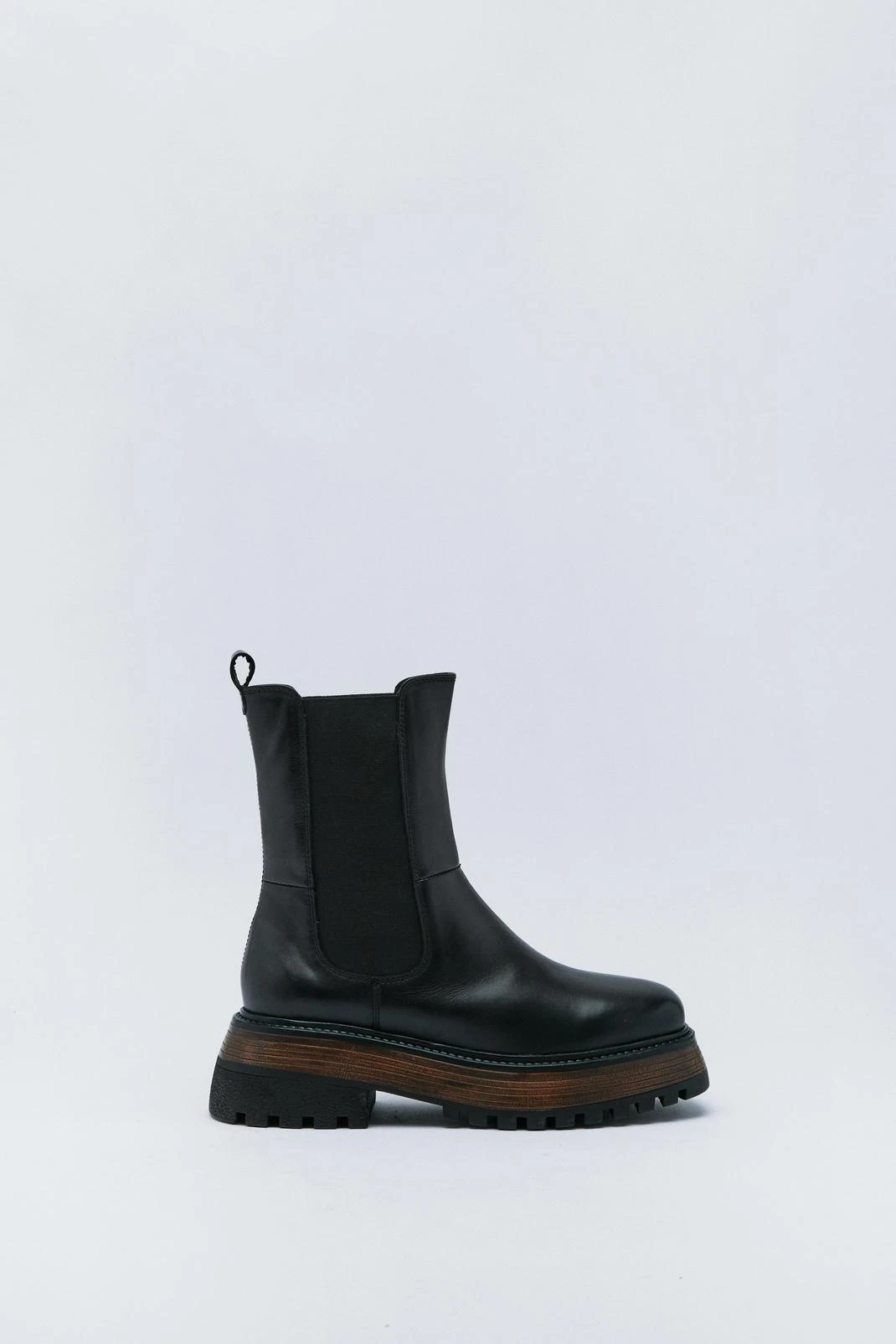 Premium Leather Chunky Chelsea Boot 4 Premium Leather Chunky Chelsea Boot - Image 2