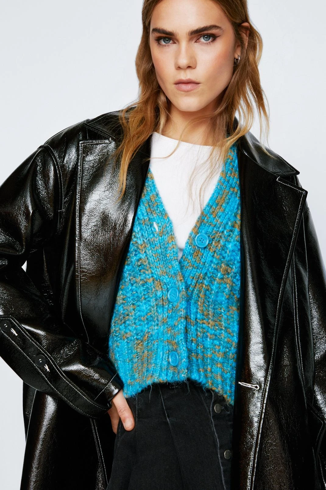 Premium Vinyl Oversized Trench 3 Premium Vinyl Oversized Trench