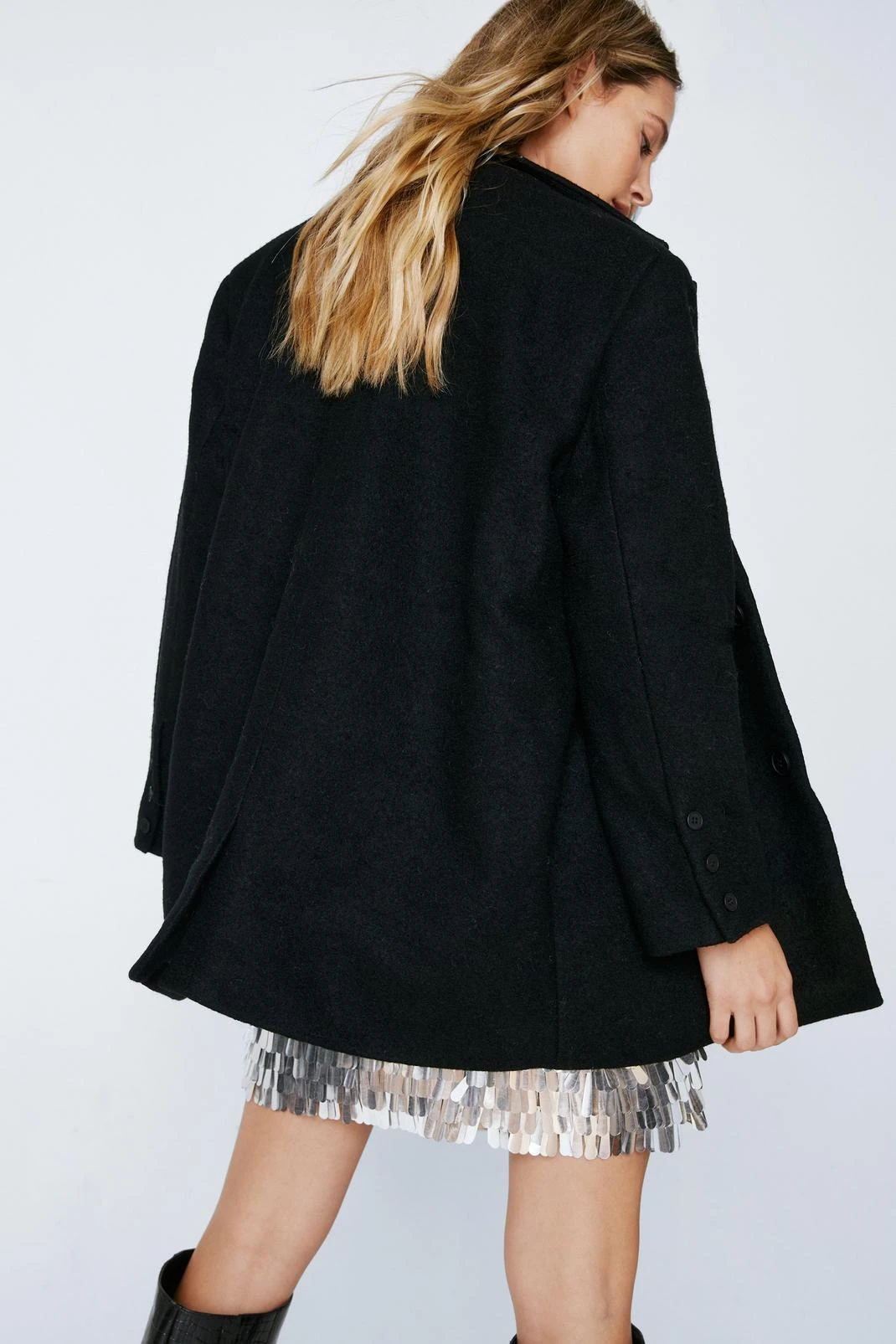 Premium Wool Oversized Blazer Coat 5 Premium Wool Oversized Blazer Coat - Image 3