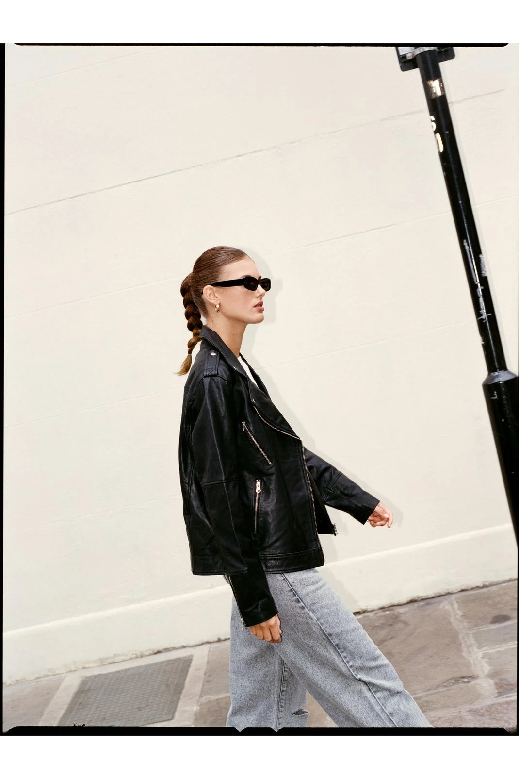 Real Leather Zip Detail Ultimate Biker Jacket 9 Real Leather Zip Detail Ultimate Biker Jacket - Image 7