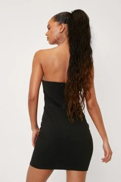 Strapless Corset Bodycon Mini Dress 17 Strapless Corset Bodycon Mini Dress -Nasty Gal Sales Store womens black strapless corset bodycon mini dress 2