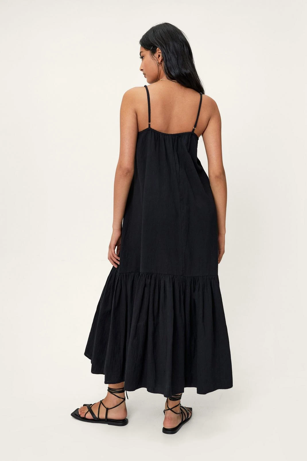 Strappy Tiered Maxi Dress - Image 6