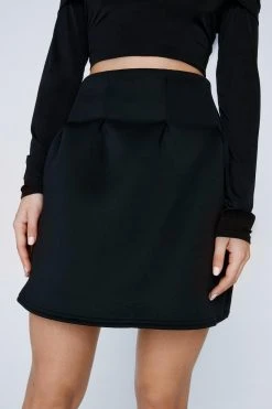Structured Mini Skirt