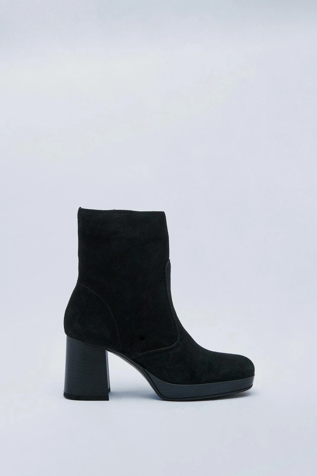 Suede Platform Ankle Boots 4 Suede Platform Ankle Boots - Image 2