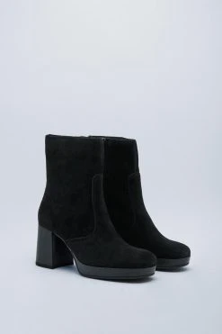 Suede Platform Ankle Boots 8 Suede Platform Ankle Boots -Nasty Gal Sales Store womens black suede platform ankle boots 2