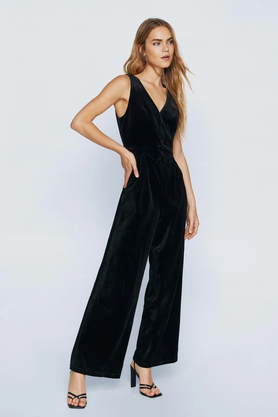 Velvet Tailored V-Neck Jumpsuit 7 Velvet Tailored V-Neck Jumpsuit - Image 5