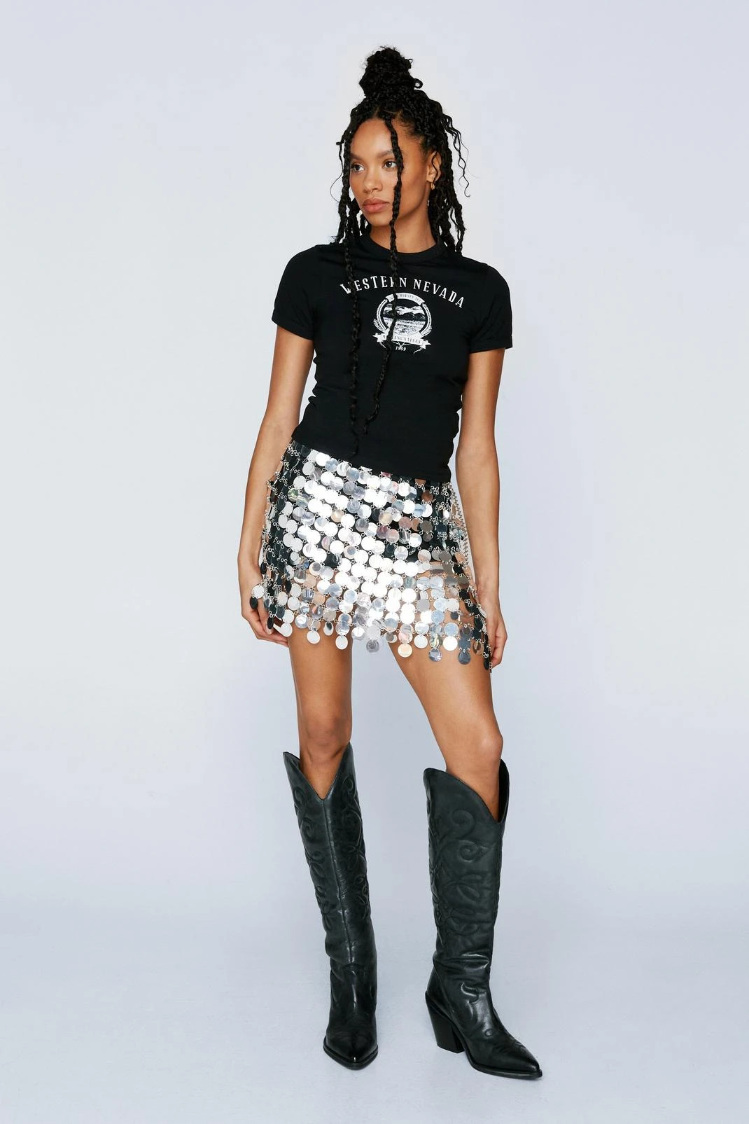 Western Nevada Printed Graphic T-shirt - Image 2