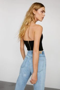 Organic Denim High Waisted Mom Jeans 39 Organic Denim High Waisted Mom Jeans -Nasty Gal Sales Store womens bleach20wash organic denim high waisted mom jeans 3