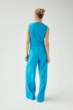 Cropped Tailored Single Breasted Vest 35 Cropped Tailored Single Breasted Vest -Nasty Gal Sales Store womens blue cropped tailored single breasted vest 12