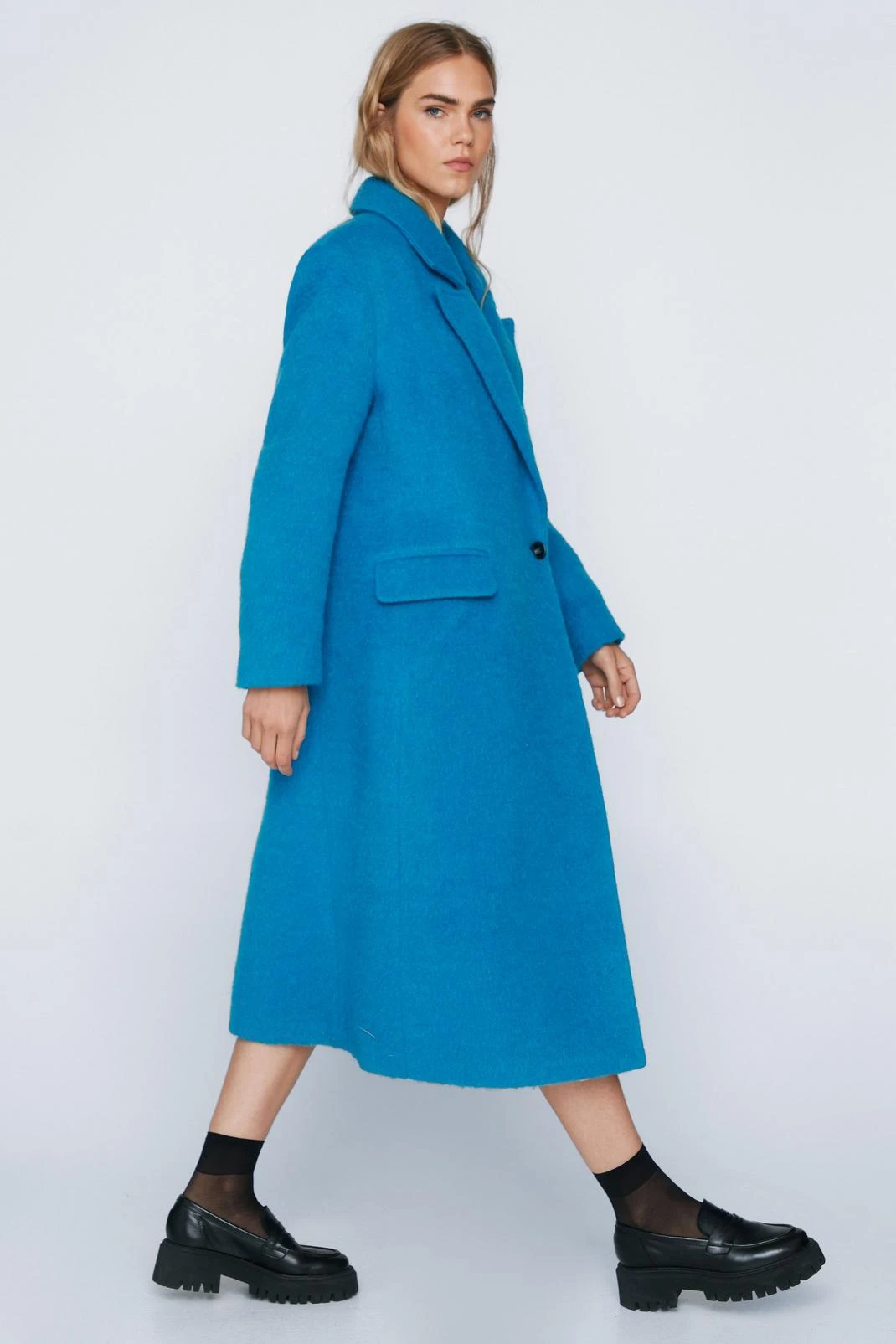 Premium Masculine Brushed Wool Coat 6 Premium Masculine Brushed Wool Coat - Image 4