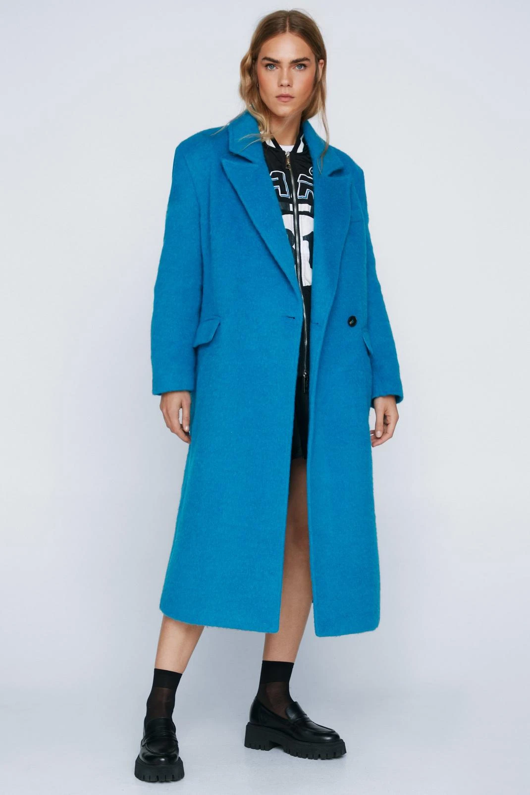 Premium Masculine Brushed Wool Coat 7 Premium Masculine Brushed Wool Coat - Image 5