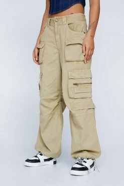 Alternative view of Premium Washed Mid Rise Multi Wear Twill Cargo