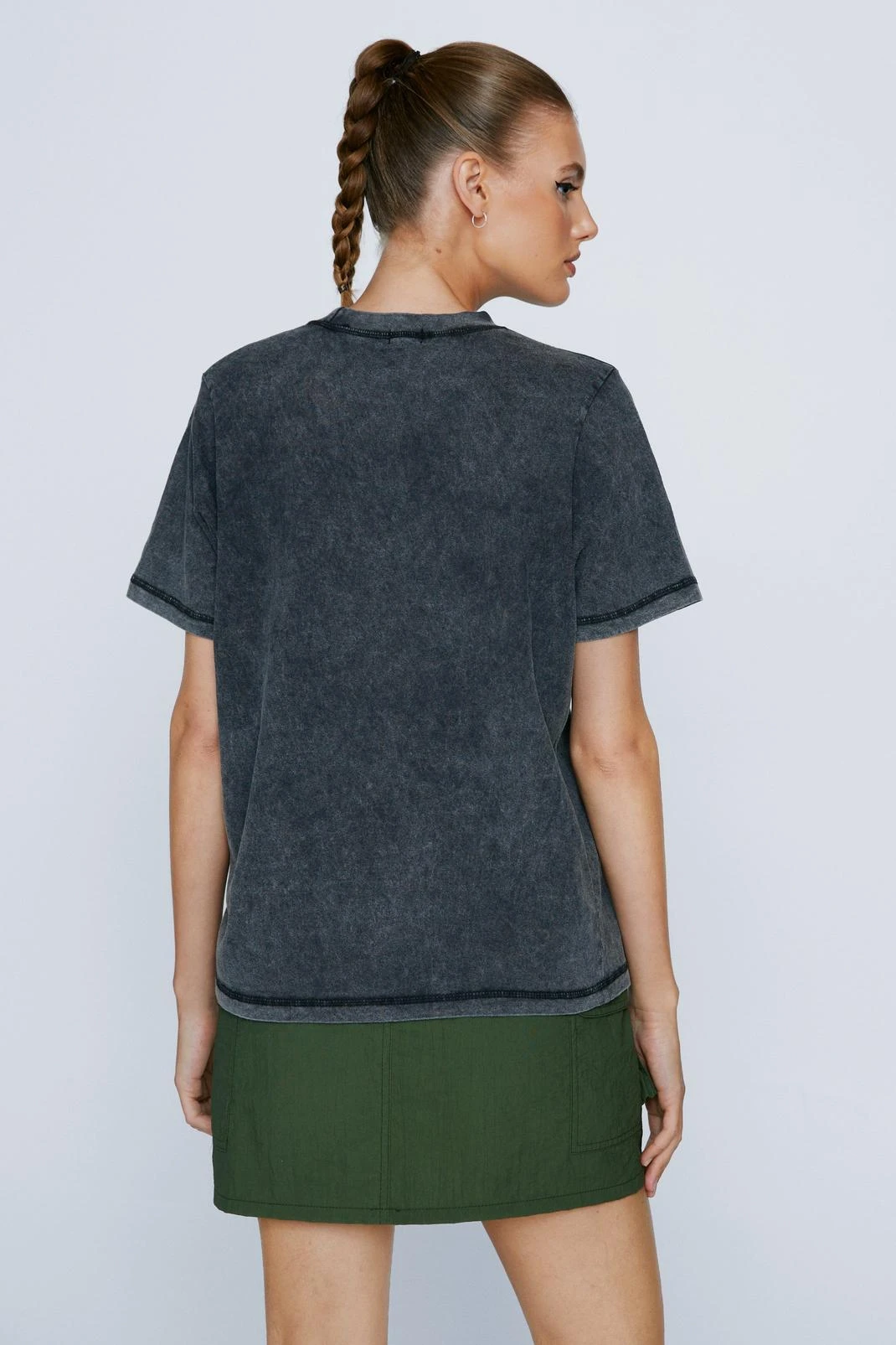 Standard Fit Acid Wash T-Shirt - Image 3