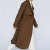 Premium Twill Double Layer Trench Coat 1 Premium Twill Double Layer Trench Coat -Nasty Gal Sales Store womens chocolate premium twill double layer trench coat