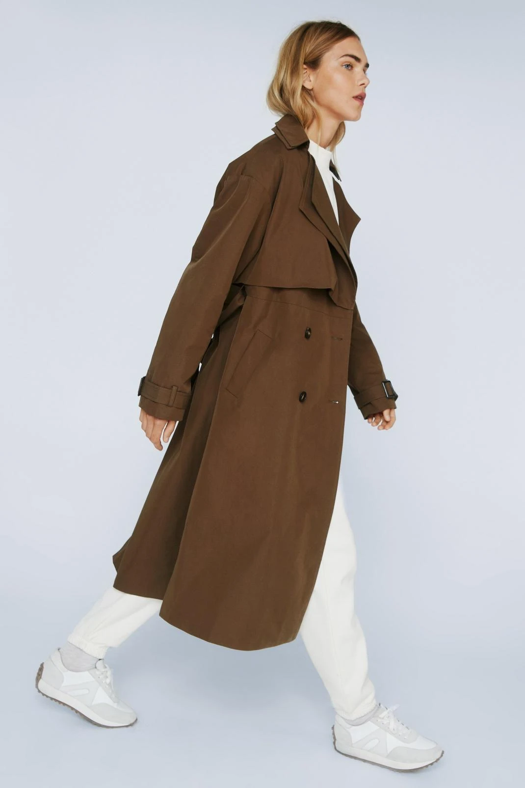 Premium Twill Double Layer Trench Coat 3 Premium Twill Double Layer Trench Coat