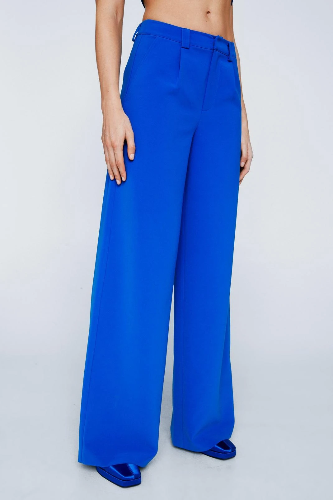 Wide Leg Tailored Pants - Image 2