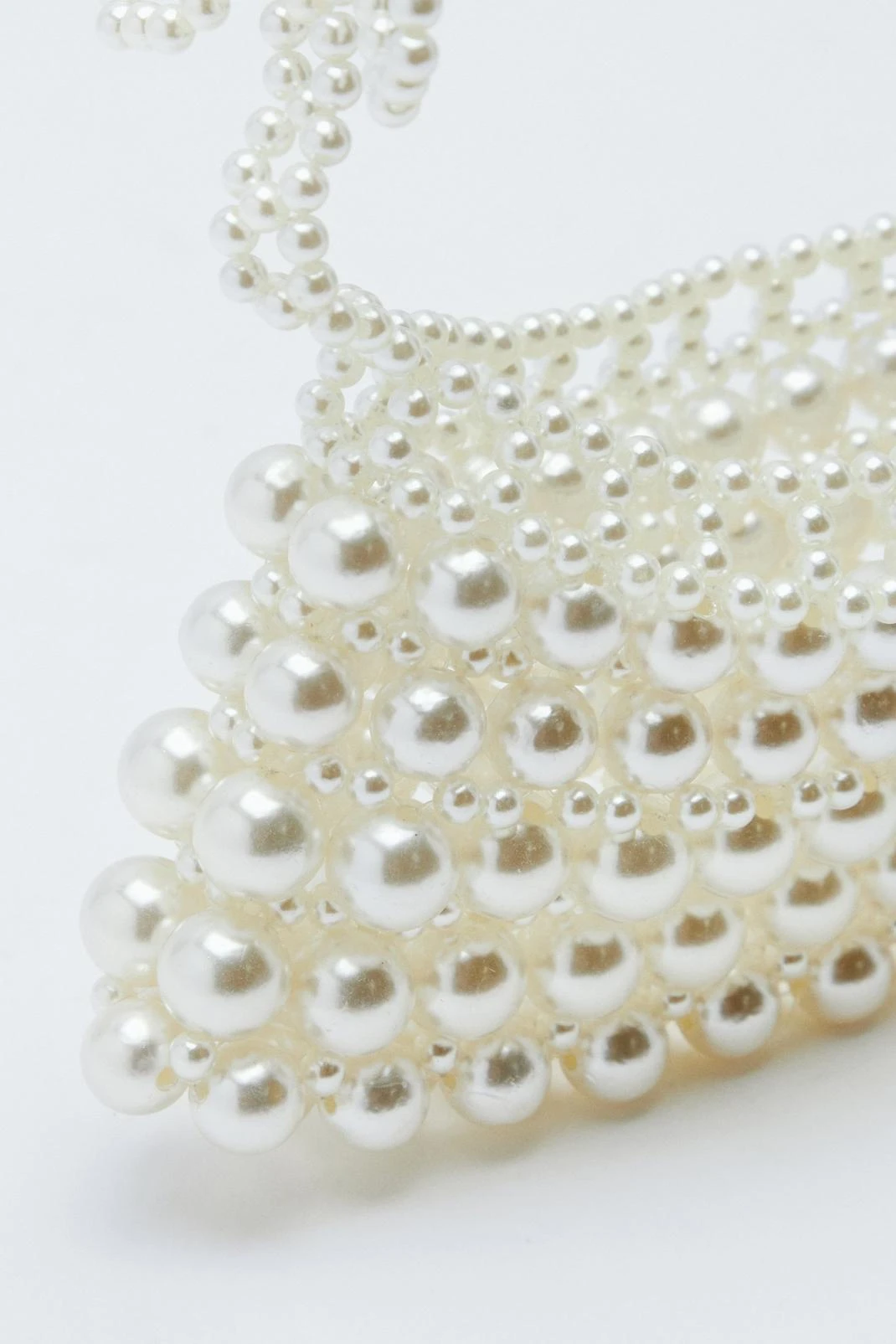 Pearl Beaded Butterfly Strap Bag - Image 3