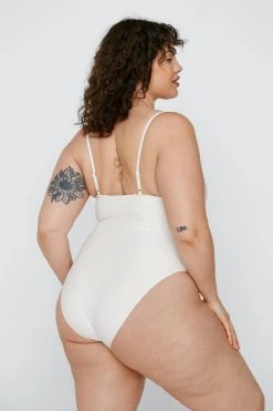 Alternative view of Plus Size Recycled Polyester Ruched Swimsuit