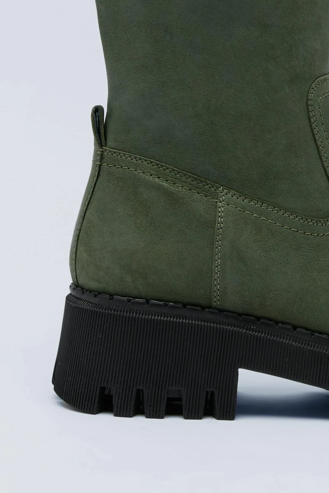 Real Leather Chunky Knee High Boot - Image 3