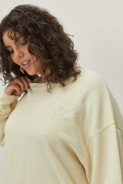 Alternative view of Plus Size Active Society Embroidered Sweatshirt