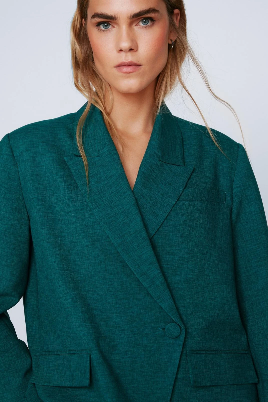 Asymmetric Single Breasted Blazer 4 Asymmetric Single Breasted Blazer - Image 2