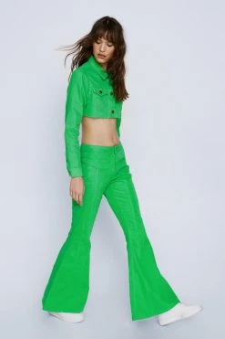 City Scouts Mid Rise Flared Seam Detail Jean