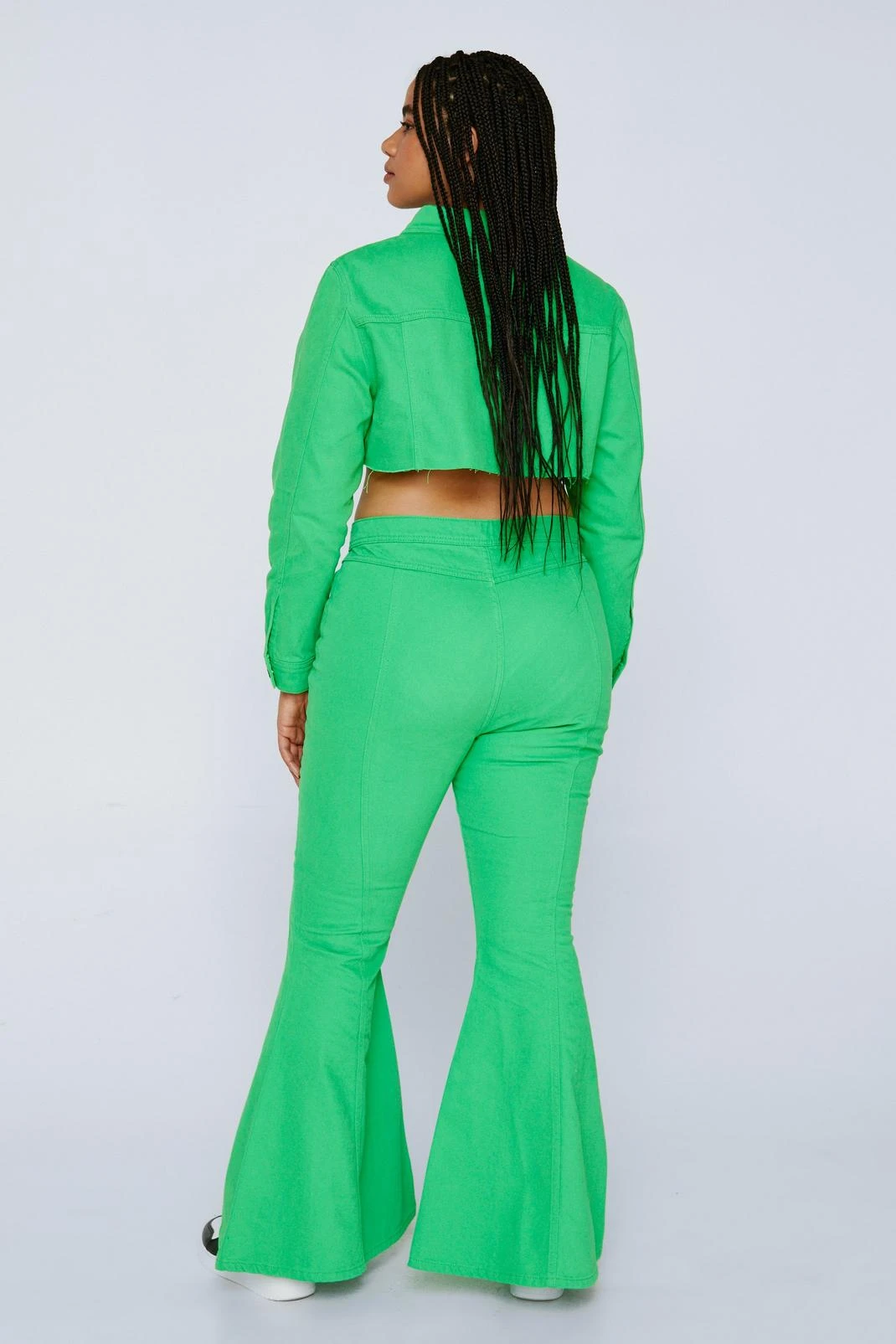 Plus Size Mid Rise Flare Jeans - Image 3