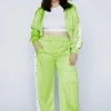 Plus Size Satin Zip Through Popper Detail Jacket 2 Plus Size Satin Zip Through Popper Detail Jacket -Nasty Gal Sales Store womens green plus size satin zip through popper detail jacket