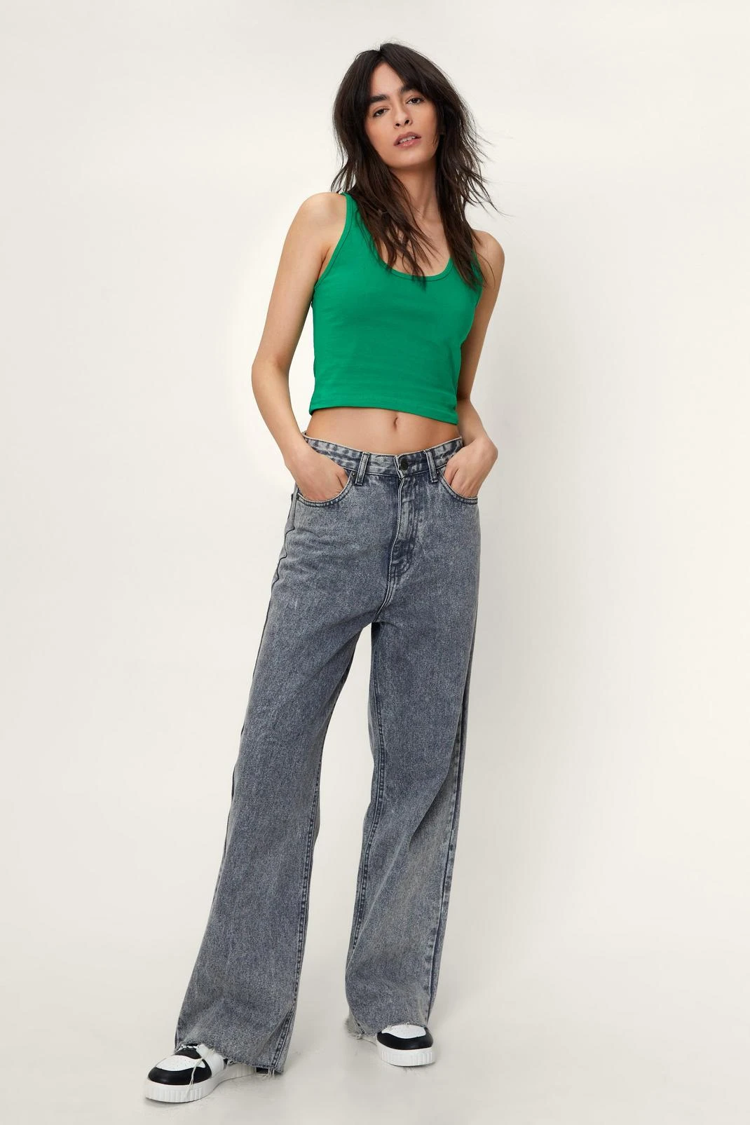 Premium Cotton Scoop Neck Crop Top - Image 4