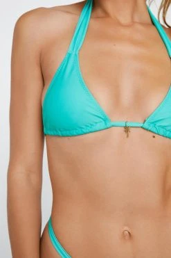 Recycled Palm Tree Trim Triangle 3pc Bikini