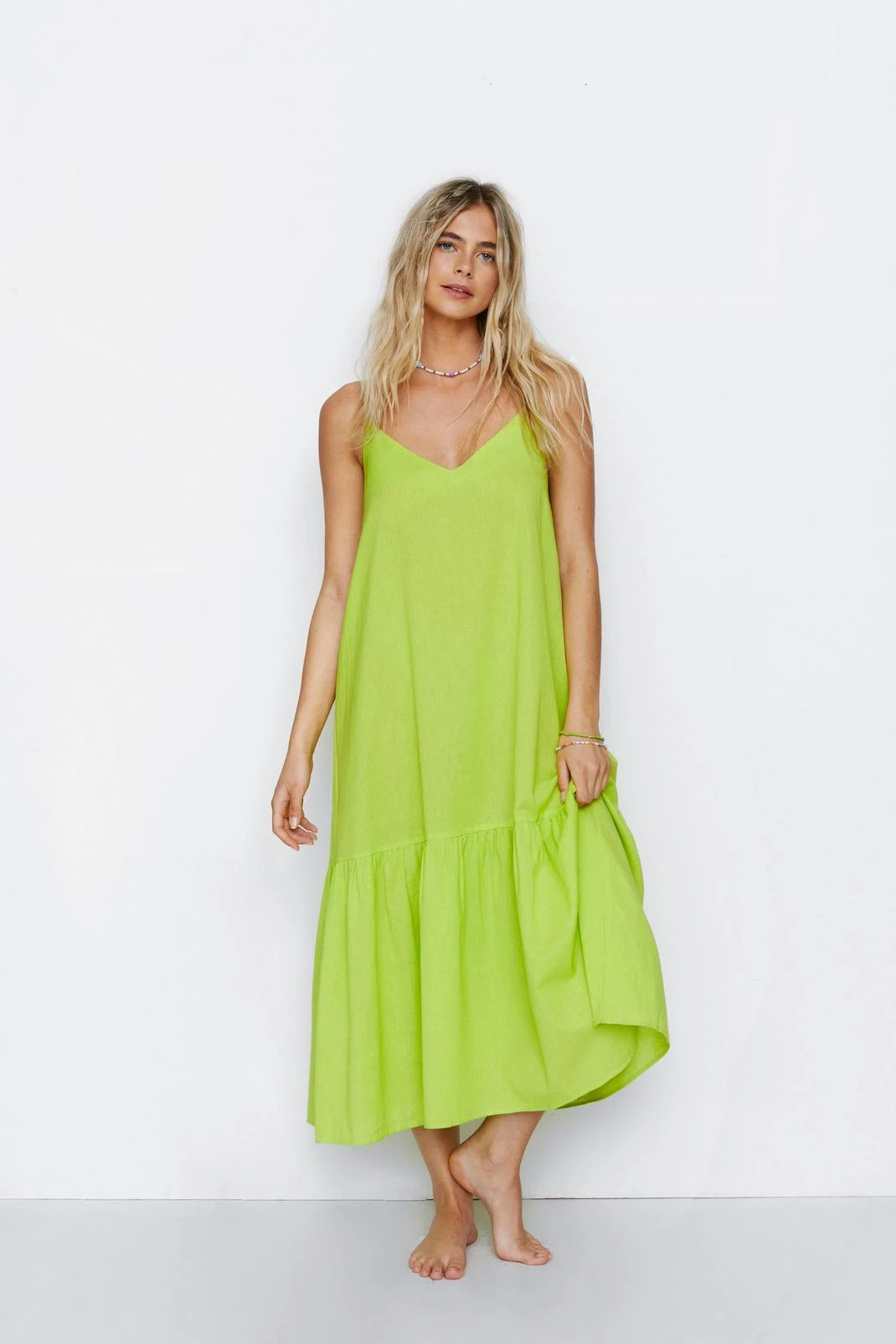 Strappy Tiered Maxi Dress - Image 8