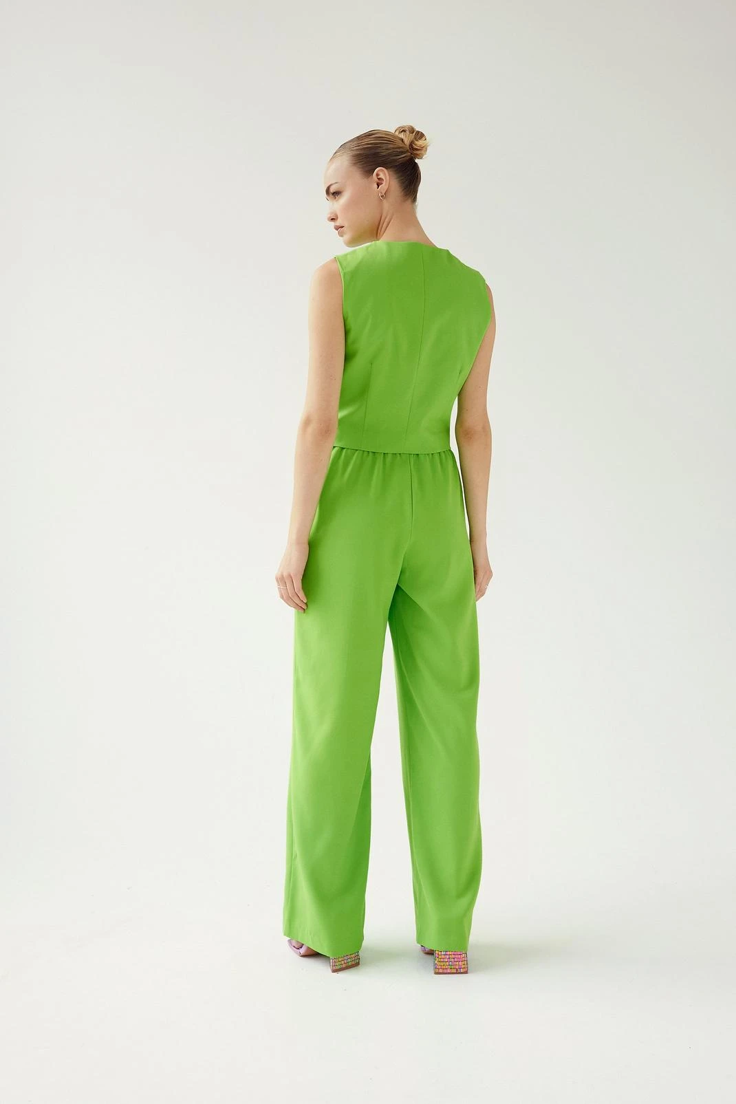 Twill Tailored Straight Leg Pants - Image 12