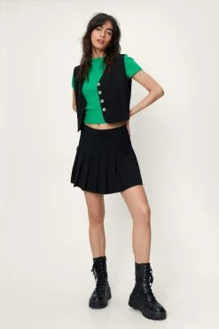 Waffle Fitted Short Sleeve T-Shirt