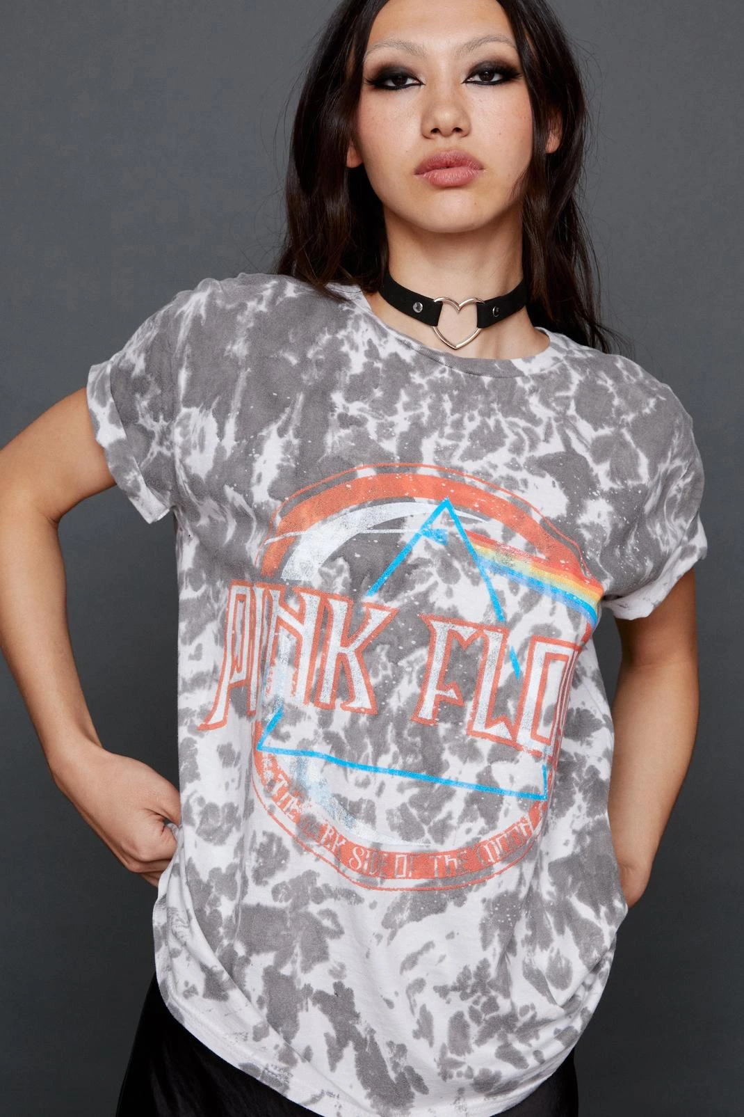 Pink Floyd Graphic Tie Dye Oversized T-Shirt - Image 4