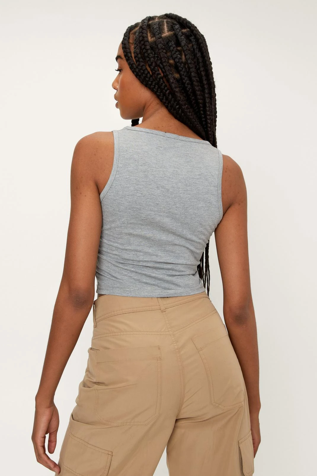 Premium Cotton Scoop Neck Crop Top - Image 9